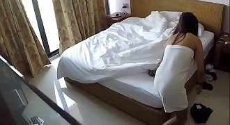 Hidden cam in Hotel room with hooker